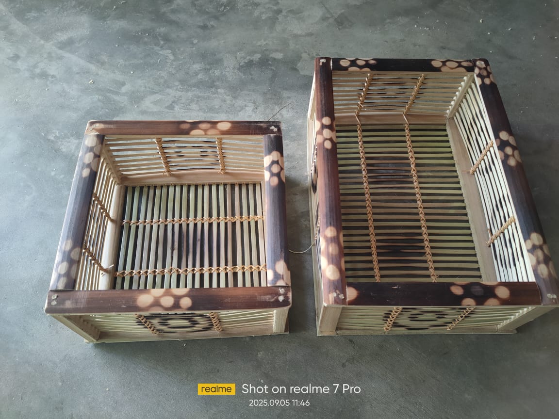 CANE TEA SERVING TRAY